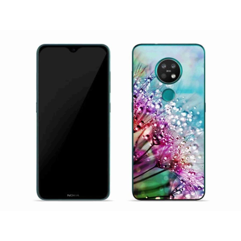 Gél borítás mmCase mobiltelefonhoz Nokia 6.2 - színes virágok