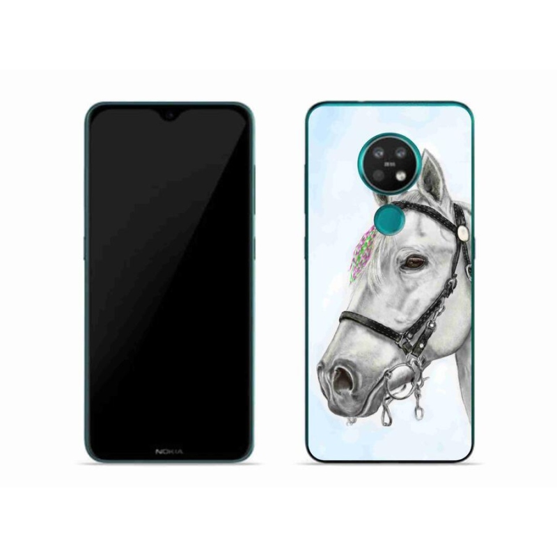 Zselés tok mmCase Nokia 6.2 - fehér ló 1