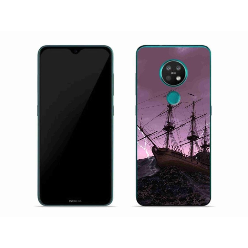 Zselés borítás mmCase a Nokia 6.2 készülékhez - hajó a viharban