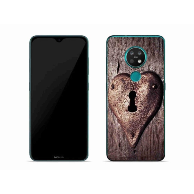 Zselés borítás mmCase a Nokia 6.2 készülékhez - szív alakú zár