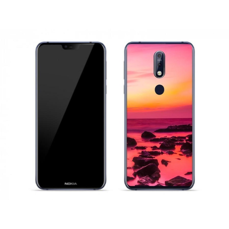 Zselés borítás mmCase a Nokia 7.1 készülékhez - tenger és ragyogás