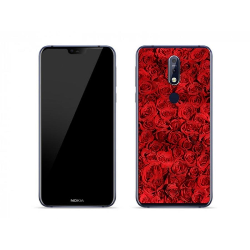 Zselés borítás mmCase a Nokia 7.1 készülékhez - rózsaszínű