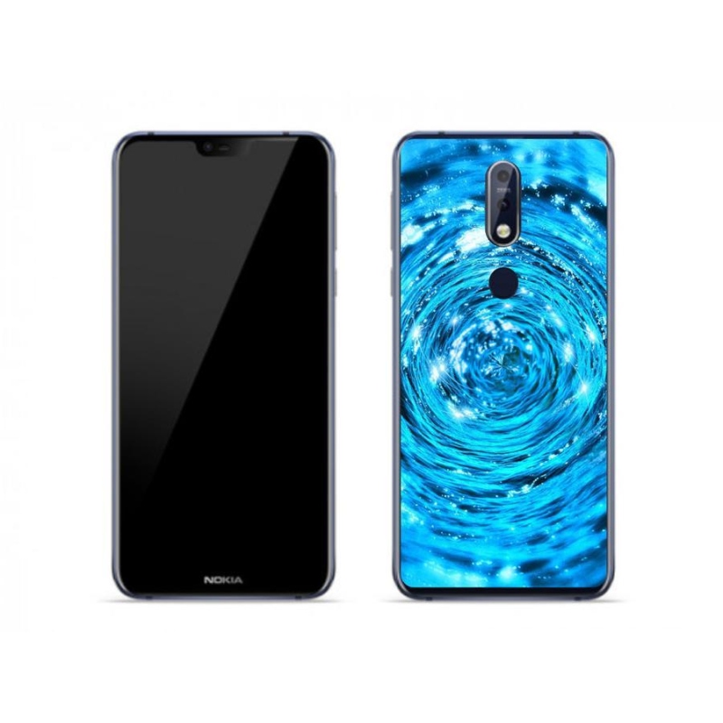 Zselés borítás mmCase a Nokia 7.1 készülékhez - water vortex