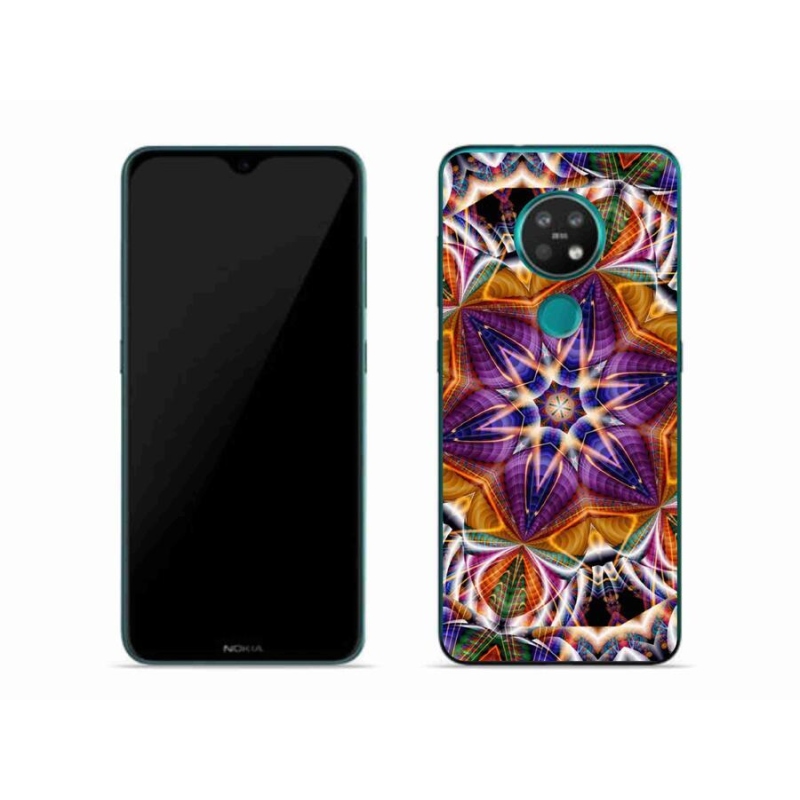 Zselés borítás mmCase a Nokia 7.2 - absztrakt 6 számára