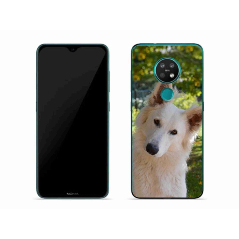 Zselés borítás mmCase a Nokia 7.2 készülékhez - fehér Swiss Shepherd 1