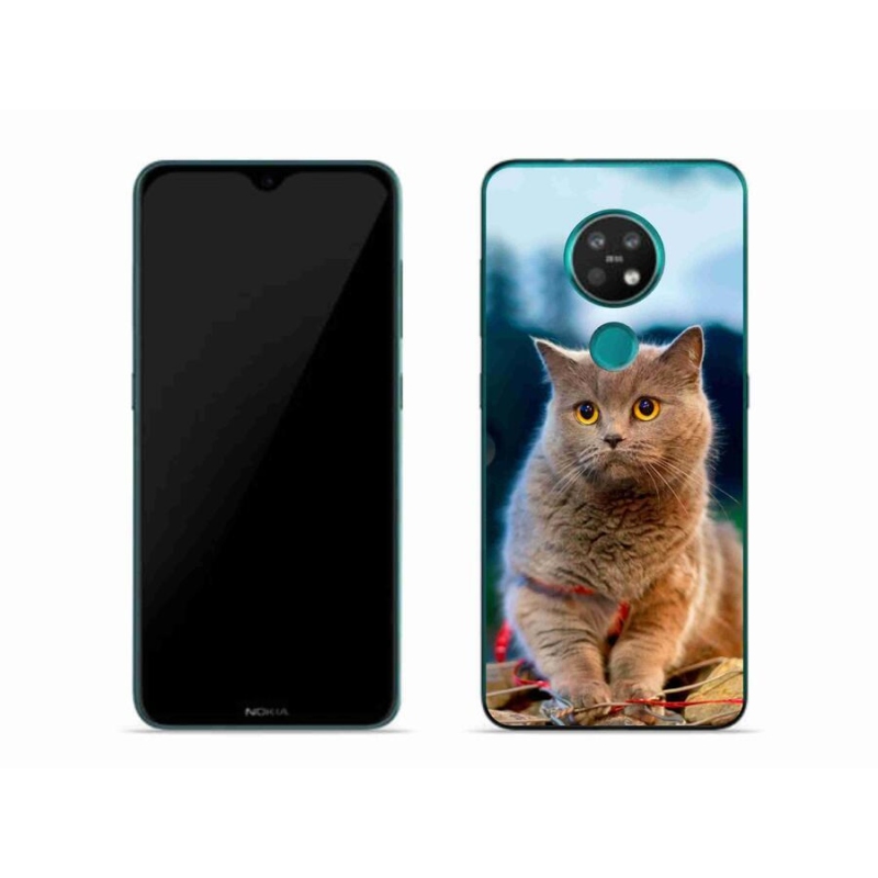 Gél védőhuzat mmCase mobiltelefonhoz Nokia 7.2 - brit kék 2