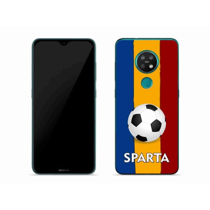 Zselés borítás mmCase mobiltelefonhoz Nokia 7.2 - futball 1