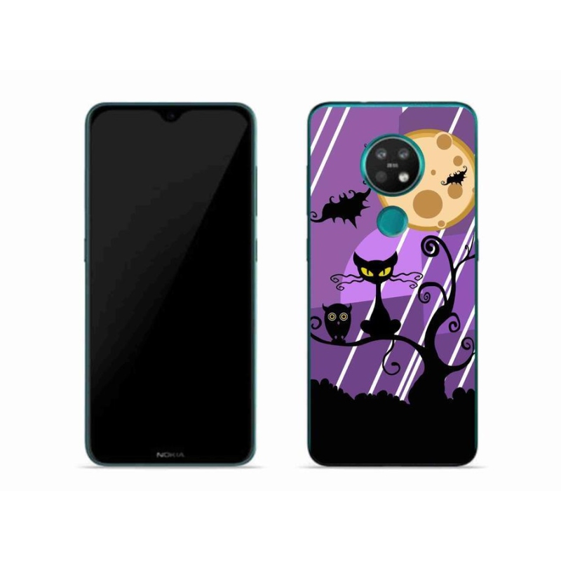 Zselés borítás mmCase mobiltelefonhoz Nokia 7.2 - halloween