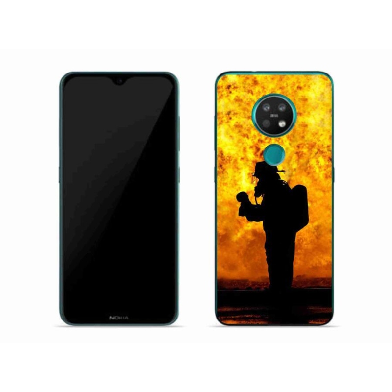 Gél borítás mmCase a Nokia 7.2 készülékhez - tűzoltó