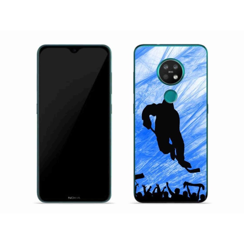 Zselés borítás mmCase mobiltelefonhoz Nokia 7.2 - hokijátékos