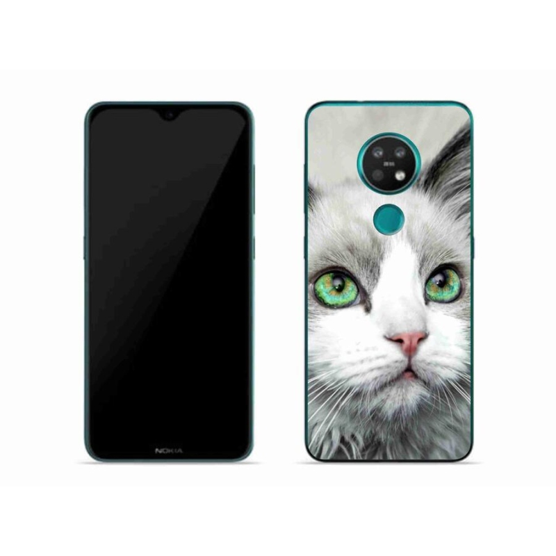 Zselés borítás mmCase a Nokia 7.2 készülékhez - macska nézet