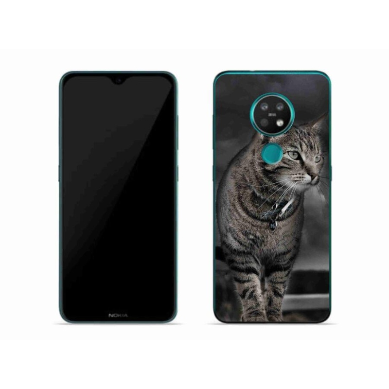 Zselés borítás mmCase a Nokia 7.2 készülékhez - macska