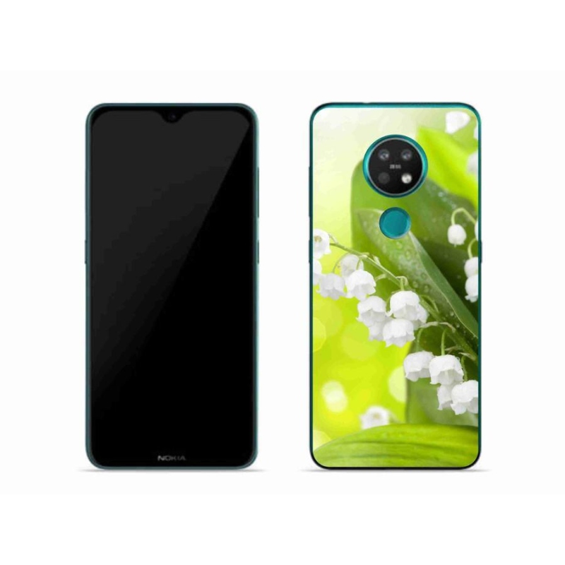 Zselés borítás mmCase mobiltelefonhoz Nokia 7.2 - lily of the valley