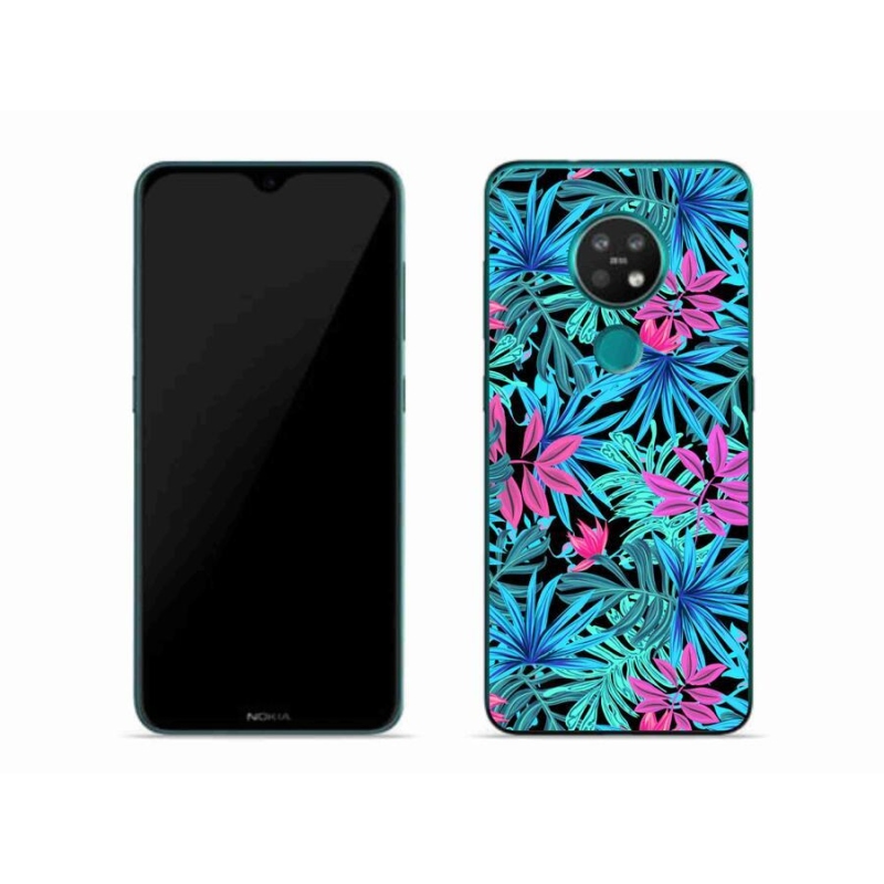 Gél borító mmCase mobiltelefonhoz Nokia 7.2 - virágok 3
