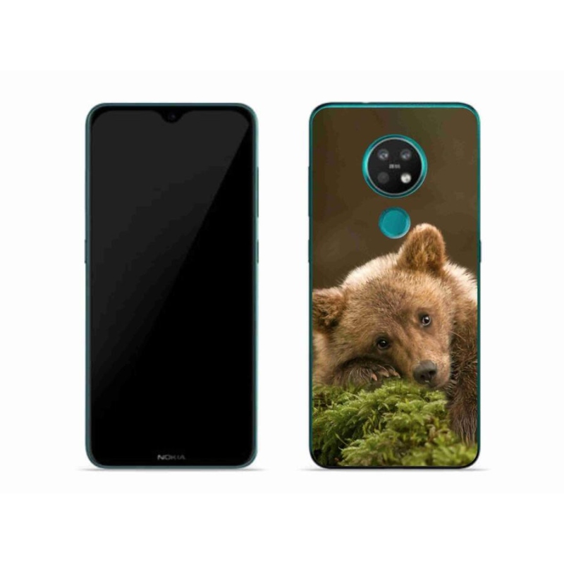 Zselés borítás mmCase a Nokia 7.2 készülékhez - medve