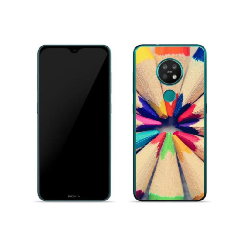 Zselés borító mmCase a Nokia 7.2 készülékhez - zsírkréták