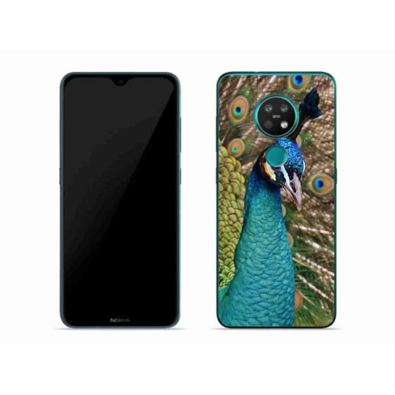 Zselés borítás mmCase a Nokia 7.2 készülékhez - páva