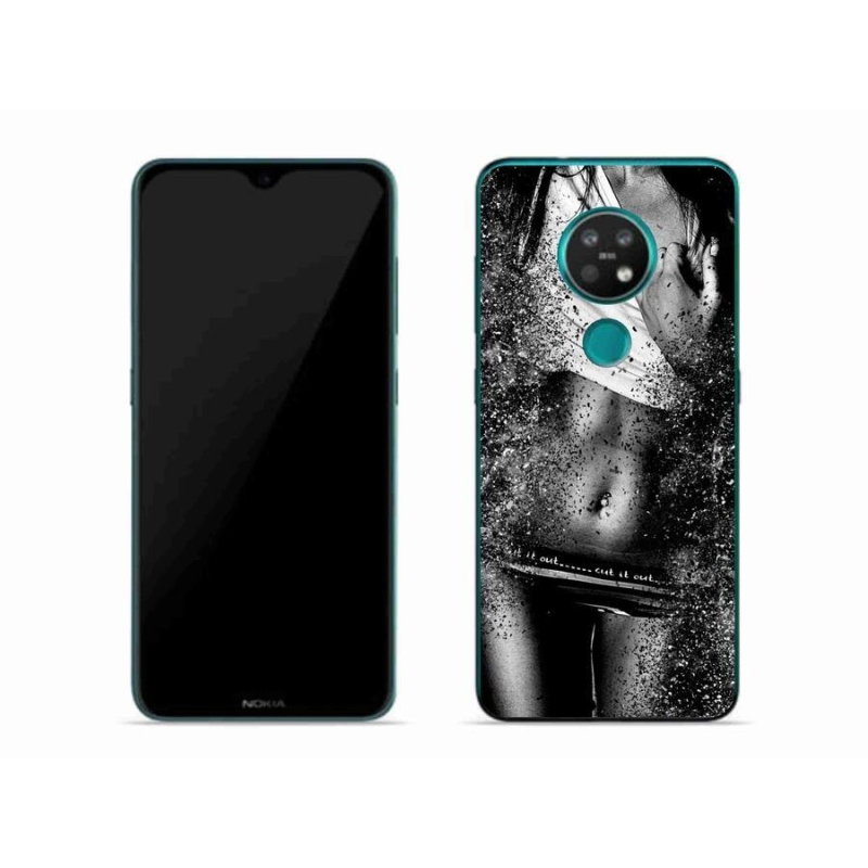 Gél borítás mmCase mobiltelefonhoz Nokia 7.2 - szexi nő 1