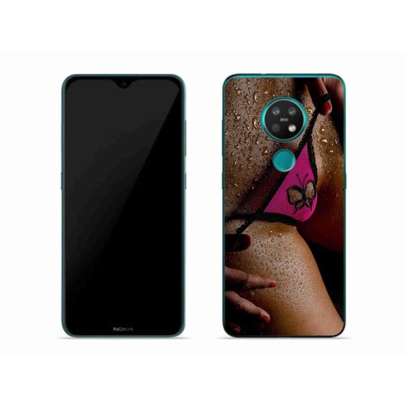 Gél borítás mmCase mobiltelefonhoz Nokia 7.2 - szexi nő