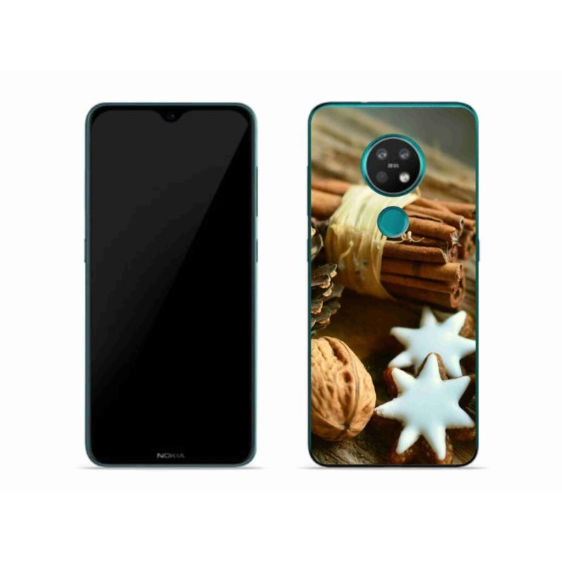 Zselés borítás mmCase a Nokia 7.2 készülékhez - fahéj és mézeskalács