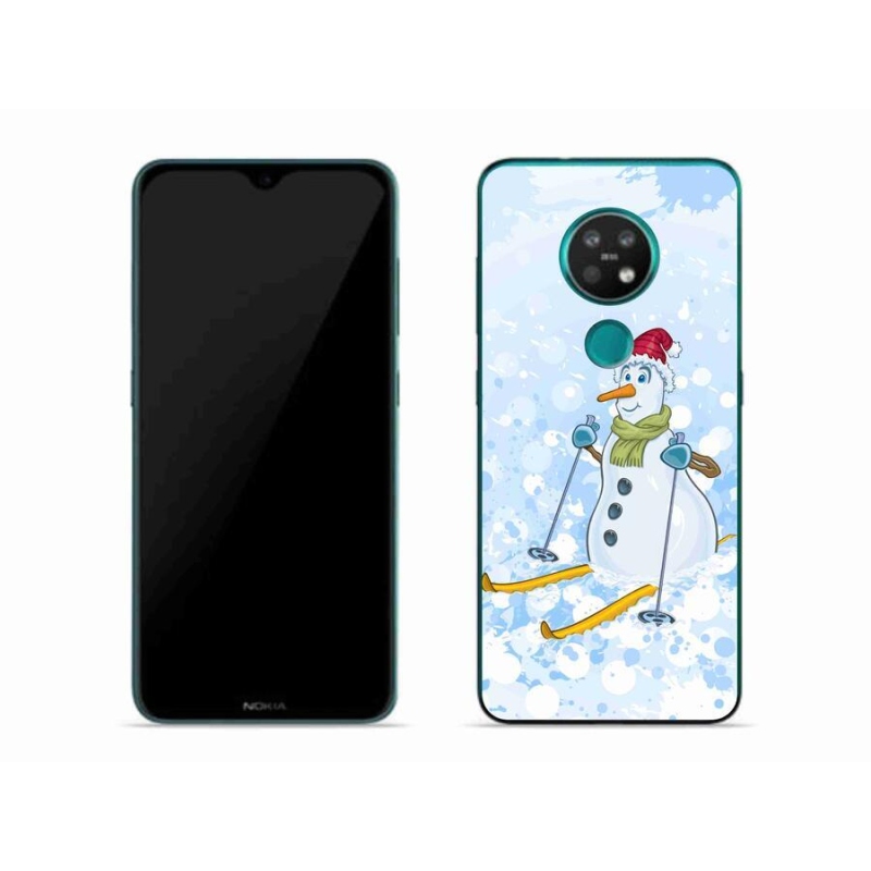 Zselés borítás mmCase a Nokia 7.2 készülékhez - hóember