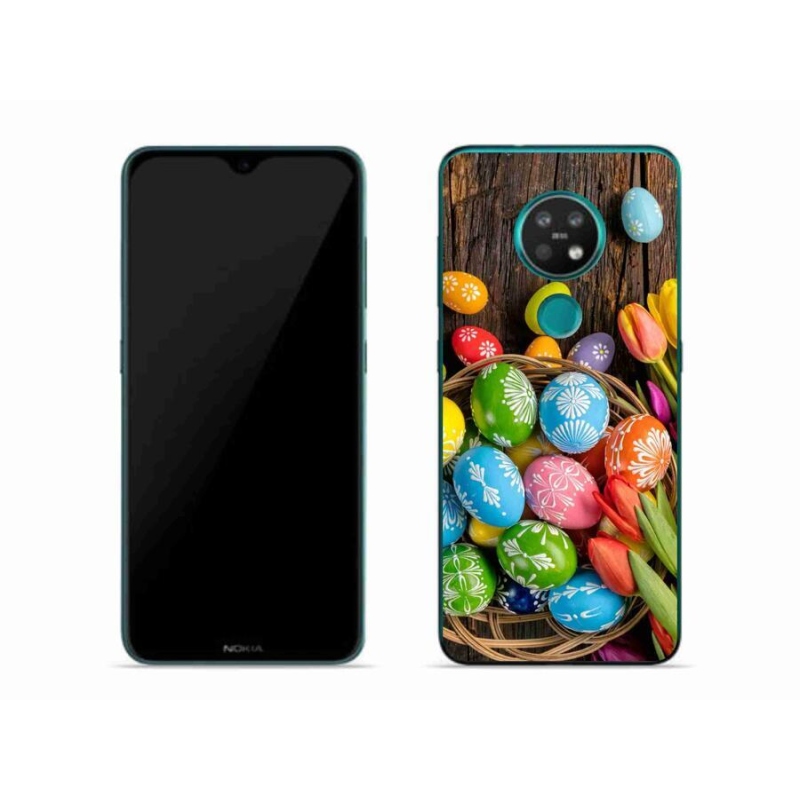 Zselés borítás mmCase a Nokia 7.2 készülékhez - Húsvéti tojások