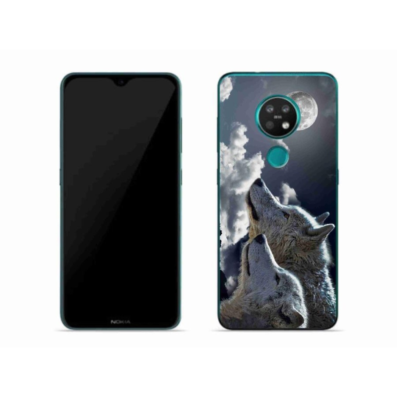 Zselés borítás mmCase a Nokia 7.2 készülékhez - farkasok