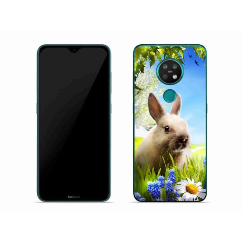Zselés borítás mmCase a Nokia 7.2 készülékhez - nyuszi