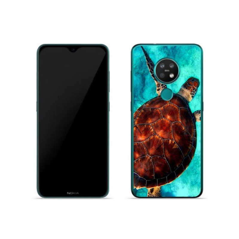 Zselés borítás mmCase a Nokia 7.2 készülékhez - teknősbéka