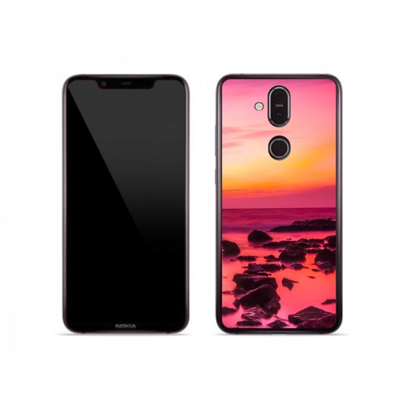Zselés borítás mmCase a Nokia 8.1 készülékhez - tenger és ragyogás