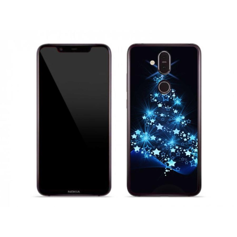 Zselés borítás mmCase a Nokia 8.1 készülékhez - Karácsonyfa