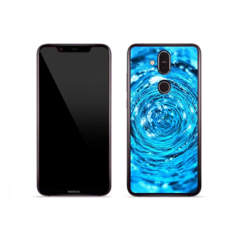 Zselés borítás mmCase a Nokia 8.1 készülékhez - water vortex