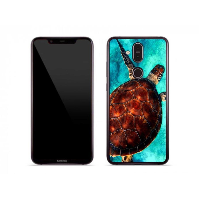 Gél borítás mmCase a Nokia 8.1 készülékhez - teknősbéka