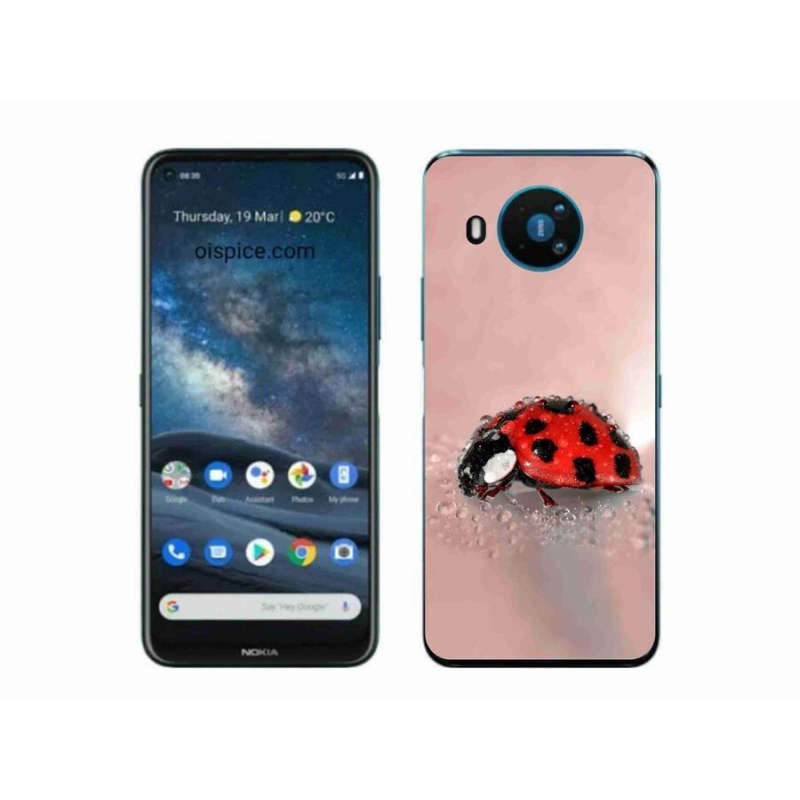Zselés borítás mmCase a Nokia 8.3 5G készülékhez - katicabogár