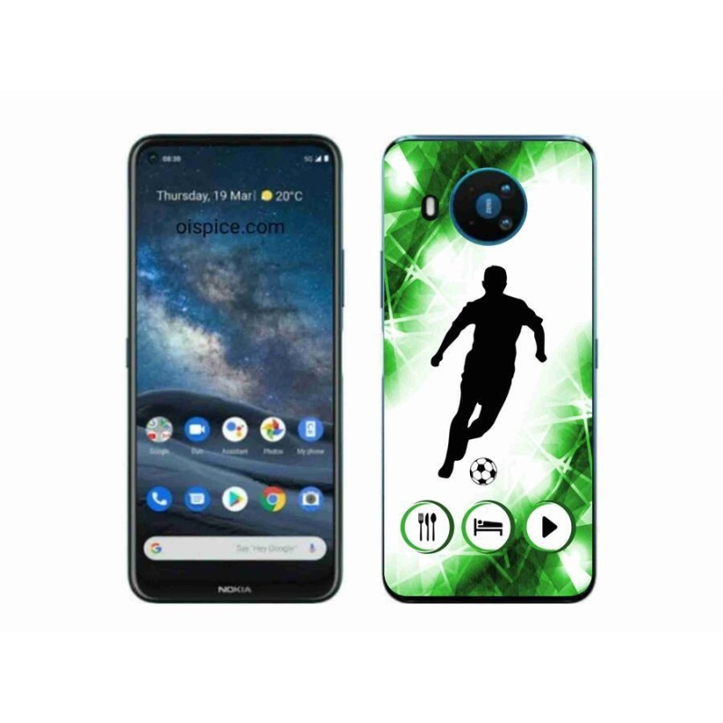 Zselés borítás mmCase a Nokia 8.3 5G készülékhez - focista