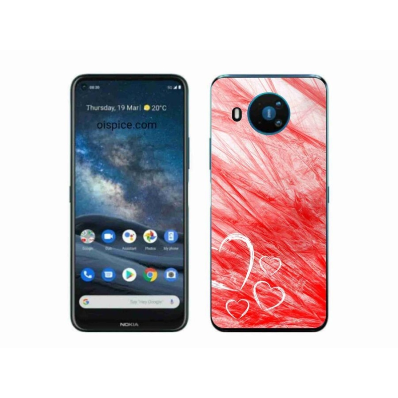 Zselés borítás mmCase a Nokia 8.3 5G készülékhez - szív