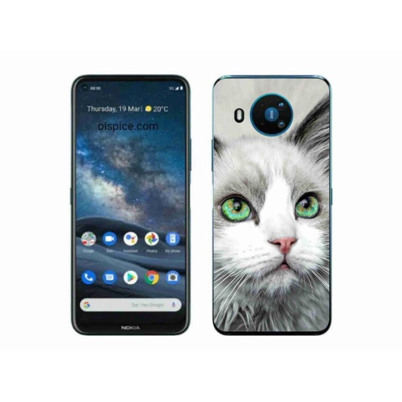 Zselés borító mmCase a Nokia 8.3 5G készülékhez - macskakép