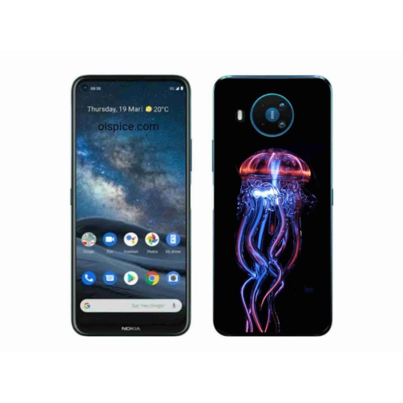 Zselés borítás mmCase a Nokia 8.3 5G készülékhez - medúza