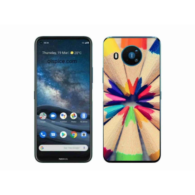 Zselés borító mmCase a Nokia 8.3 5G készülékhez - zsírkréták
