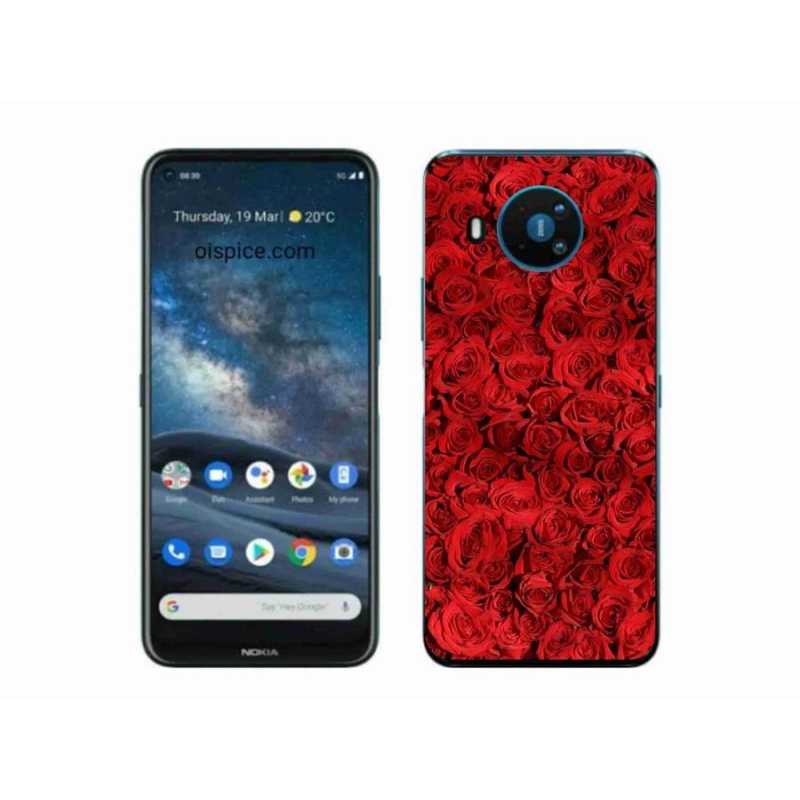 Zselés borítás mmCase a Nokia 8.3 5G készülékhez - rózsaszínű