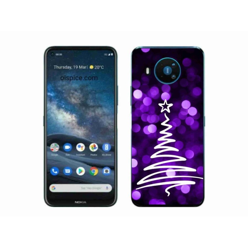 Zselés borítás mmCase a Nokia 8.3 5G készülékhez - fa