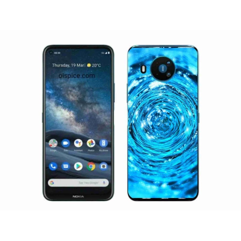 Zselés borítás mmCase a Nokia 8.3 5G készülékhez - water vortex