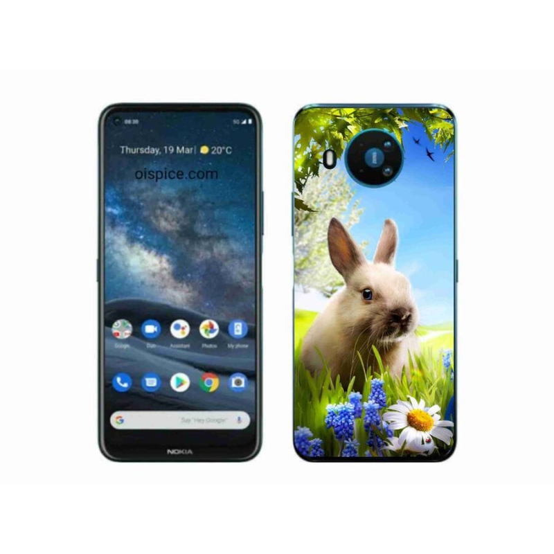 Zselés borítás mmCase a Nokia 8.3 5G készülékhez - nyuszi