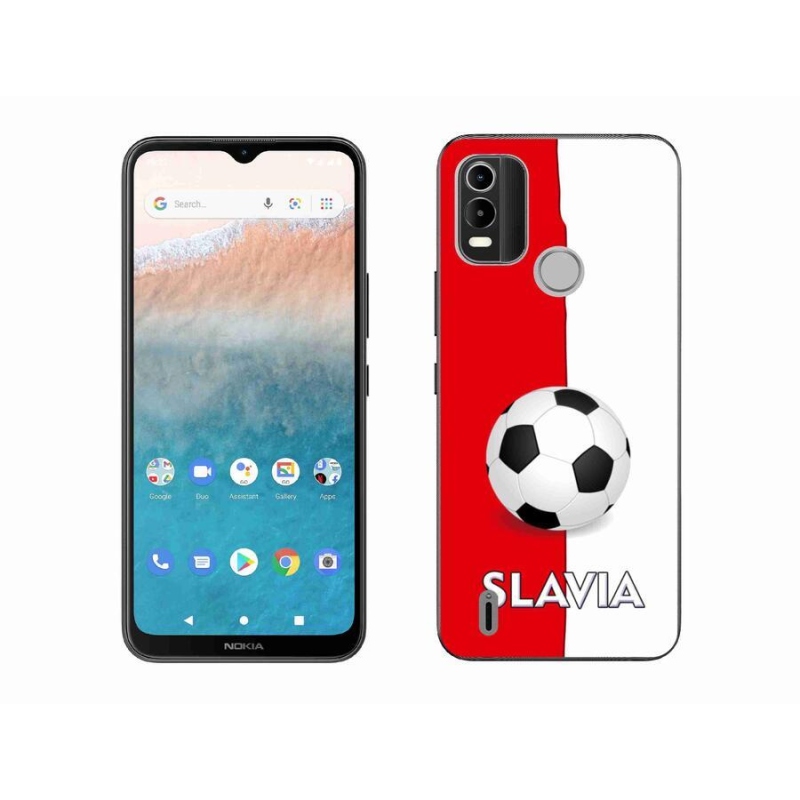 Zselés borítás mmCase mobiltelefonhoz Nokia C21 Plus - futball 2