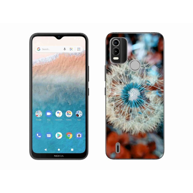 Zselés borítás mmCase mobiltelefonhoz Nokia C21 Plus - pitypang 1