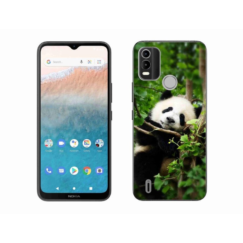 Zselés borítás mmCase mobiltelefonhoz Nokia C21 Plus - panda