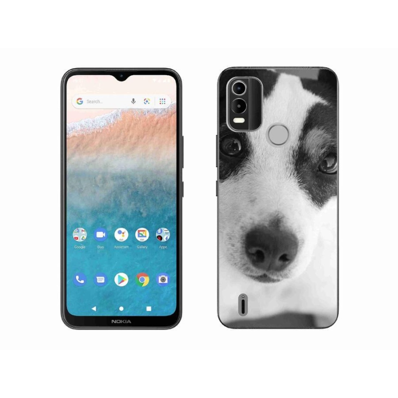 Zselés borítás mmCase mobiltelefonhoz Nokia C21 Plus - kutya