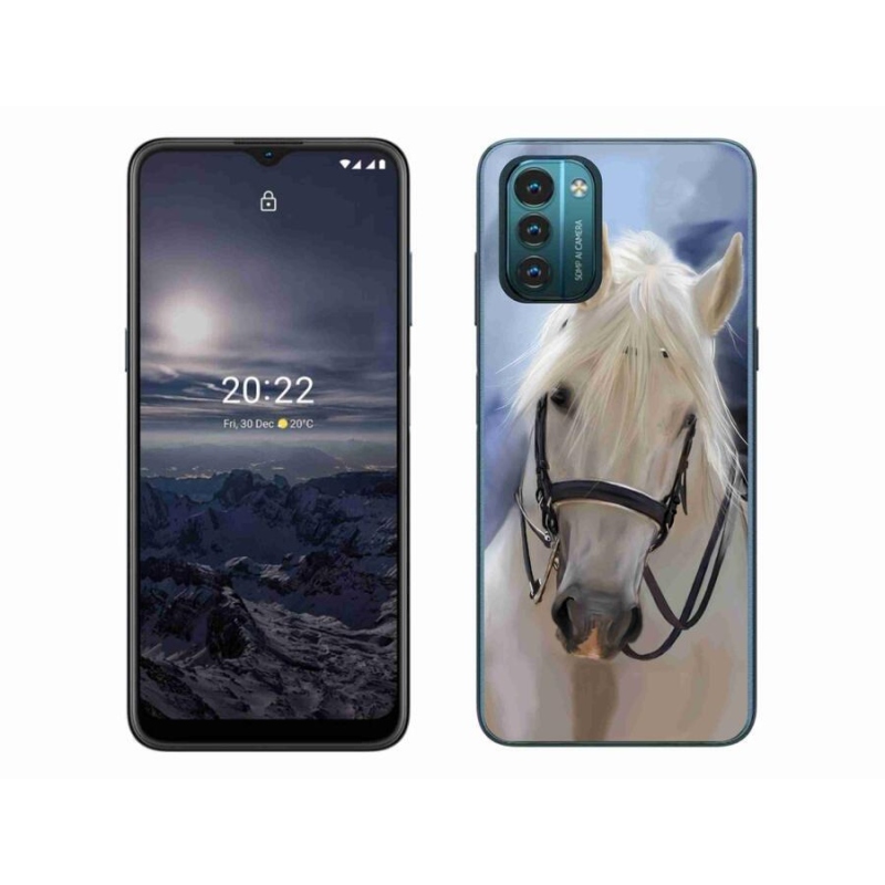 Zselés tok mmCase a Nokia G11/G21 készülékhez - fehér ló