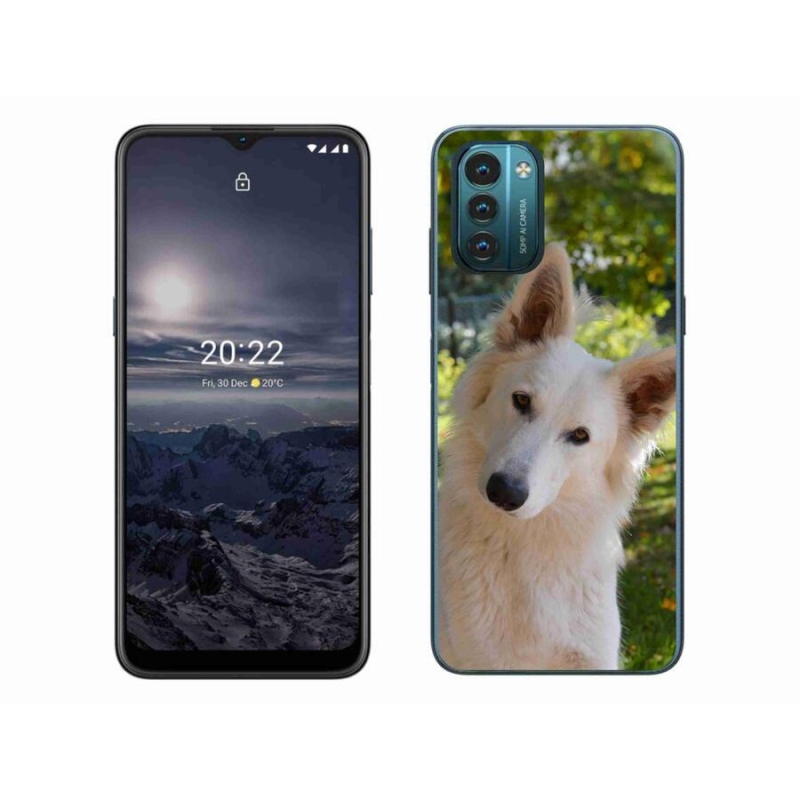 Zselés borítás mmCase a Nokia G11/G21 készülékhez - fehér Swiss Shepherd 1