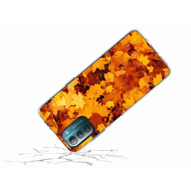 Zselés borítás mmCase a Nokia G11/G21 készülékhez - juharlevelek
